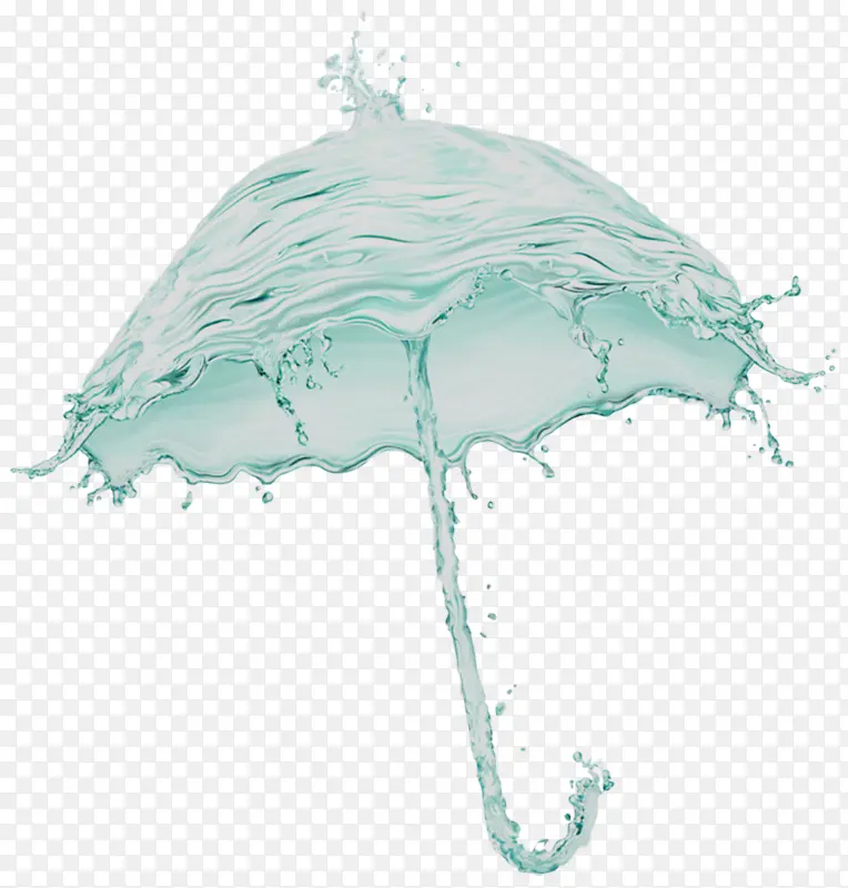 伞状水滴装饰