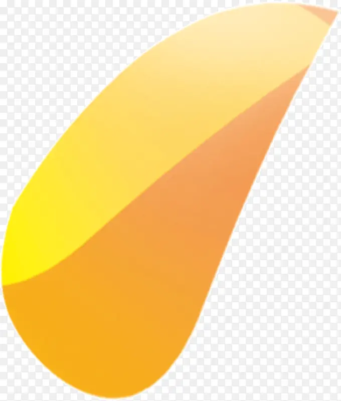 黄色橙黄双色拼接创意几何