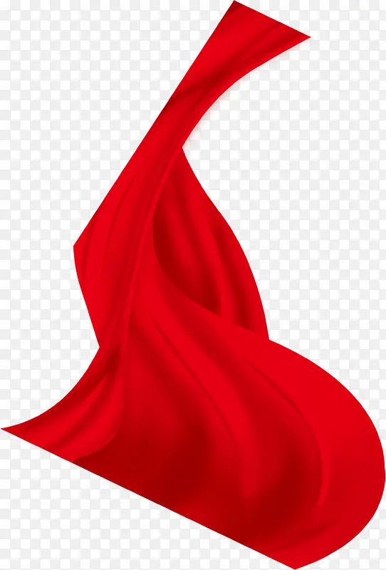 唯美惆怅的红巾