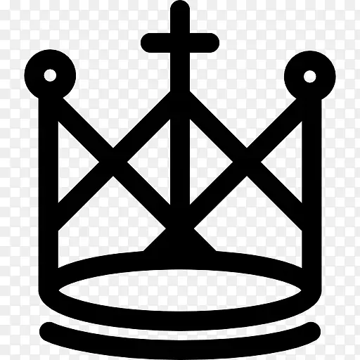 皇冠设计线与横在中间图标