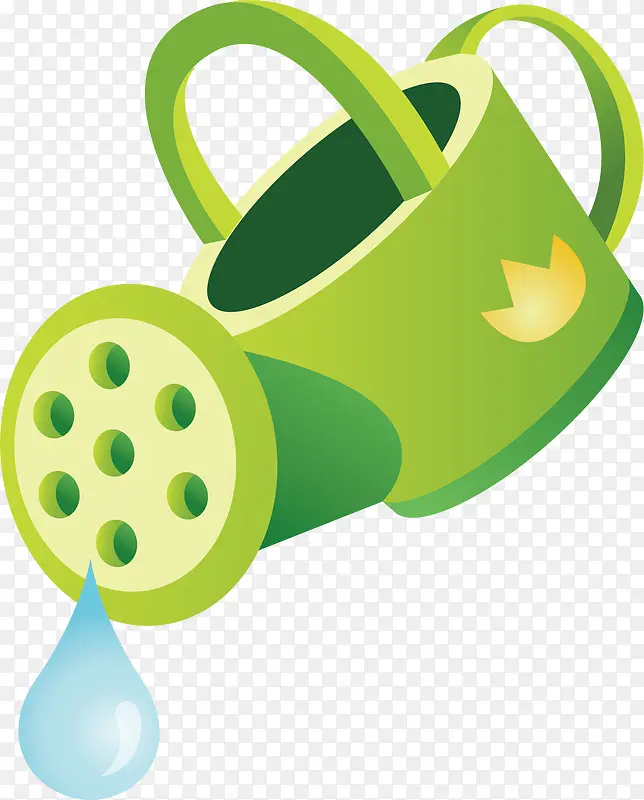 绿色漏水壶