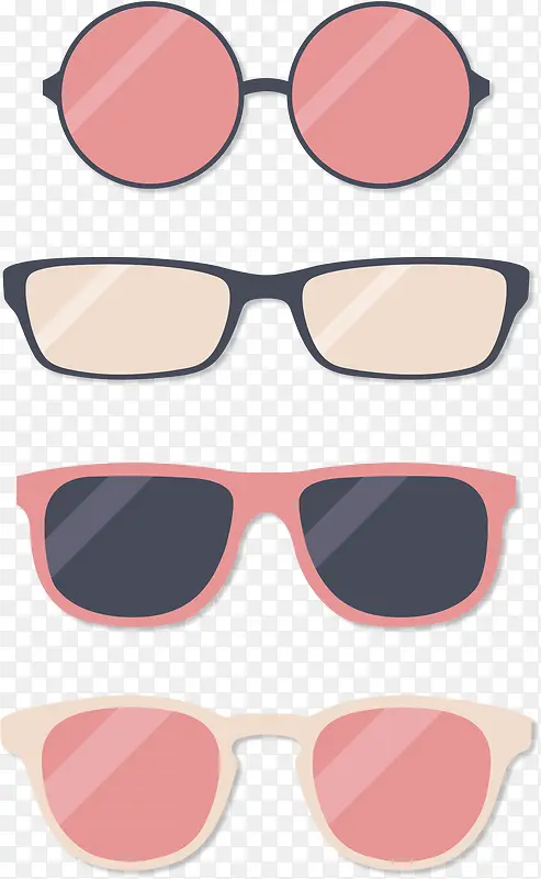 矢量时尚眼镜设计素材
