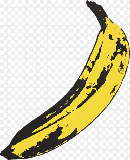 黄色卡通手绘香蕉水果