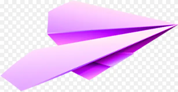 紫色纸飞机