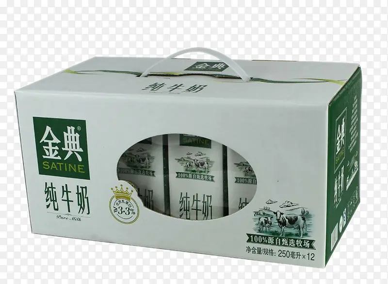 箱装金典奶