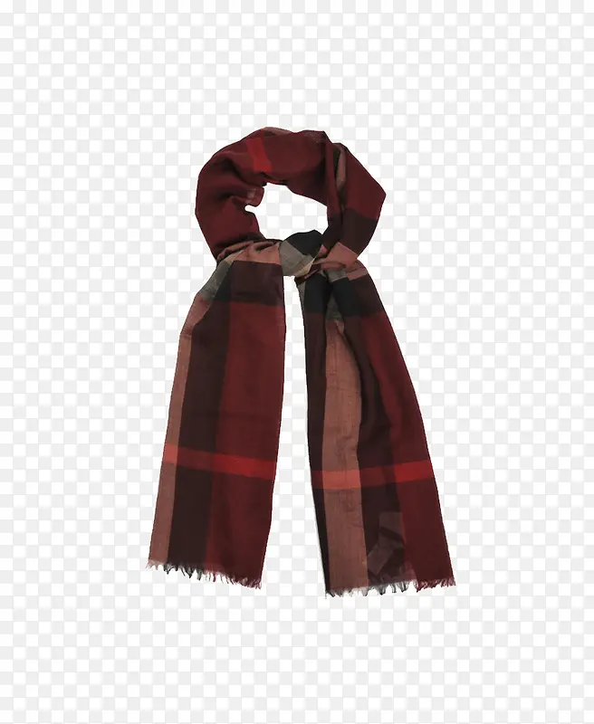 BURBERRY博柏利红色围巾