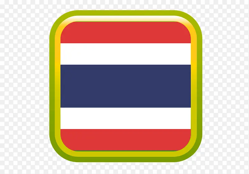 带边框的泰国国旗素材