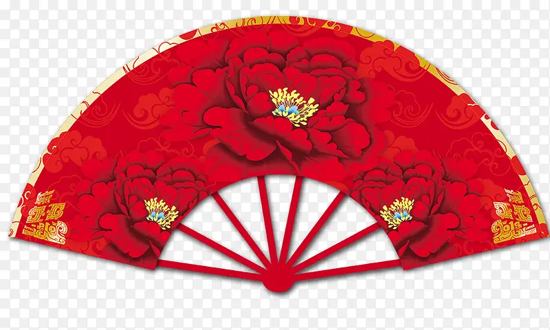 中国风手绘扇子