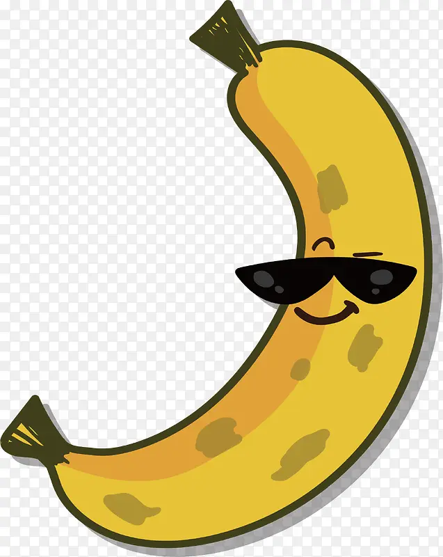 戴墨镜的香蕉