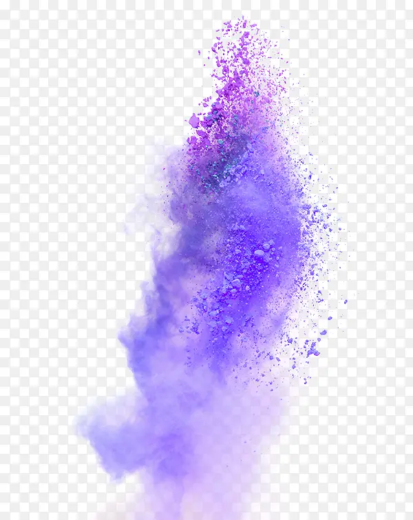 紫色清新沙尘效果元素