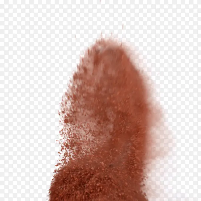 棕色简约沙尘效果元素