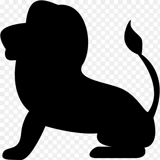 狮子座符号图标
