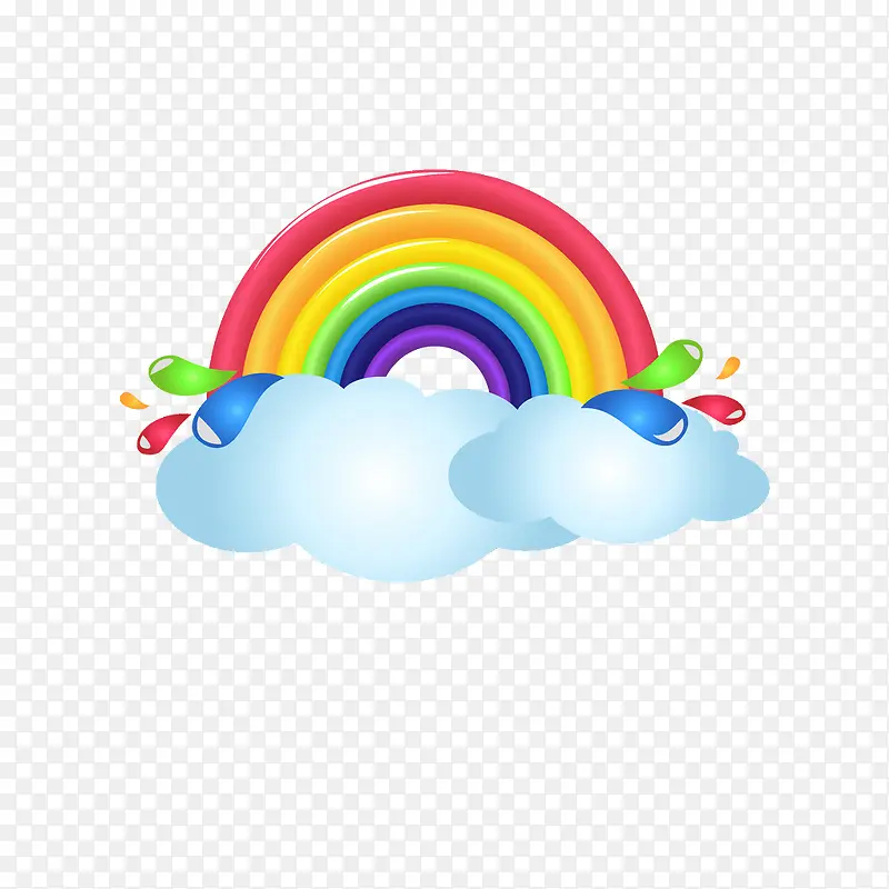 彩虹背景设计图