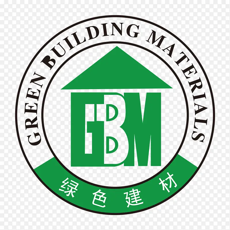 绿色建材标志logo
