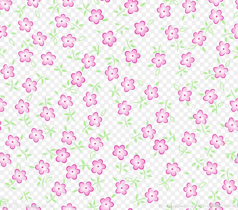 小碎花免抠图案