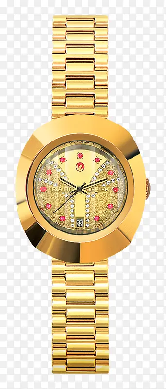 金色女表雷达腕表手表