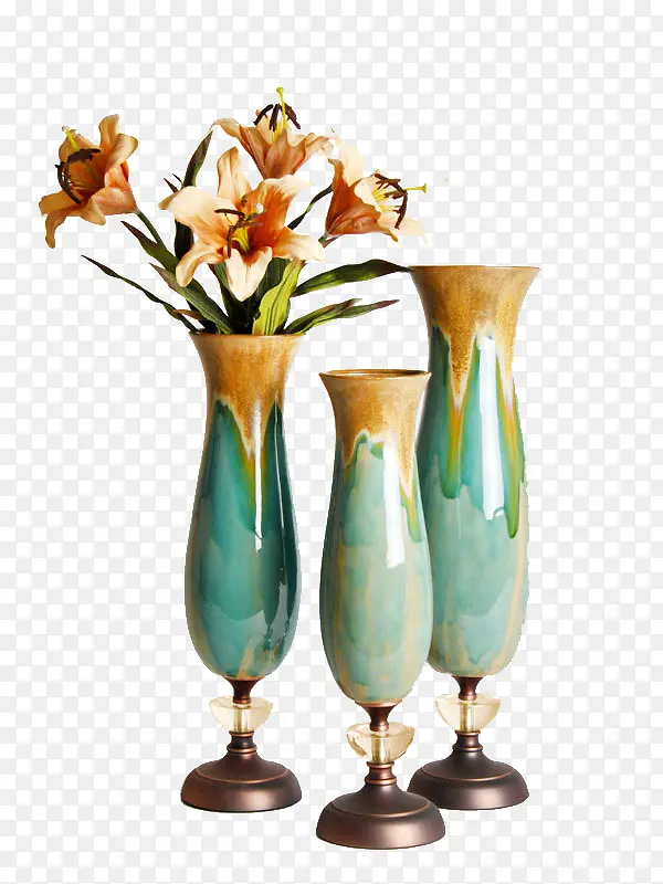 装饰花瓶插花