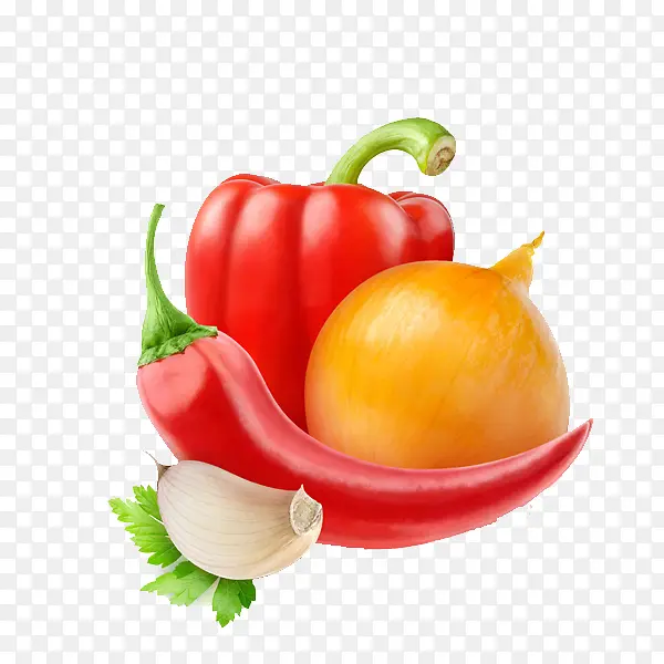 蔬菜锦集辣椒红椒洋葱蒜