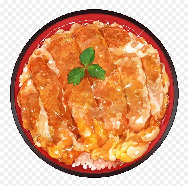 手绘美味午餐