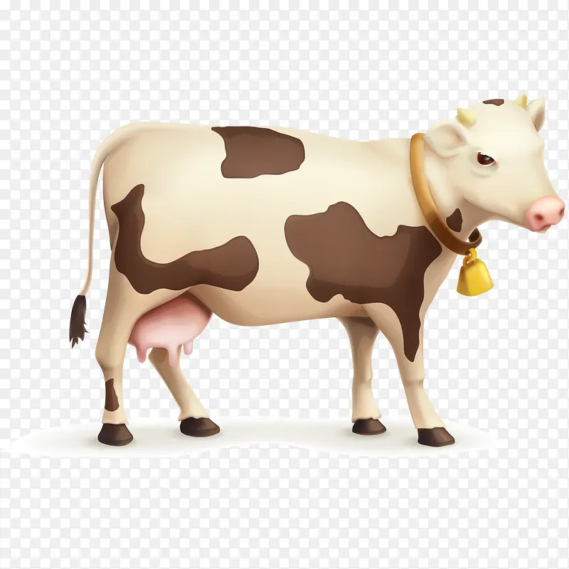 农场里的奶牛动物设计