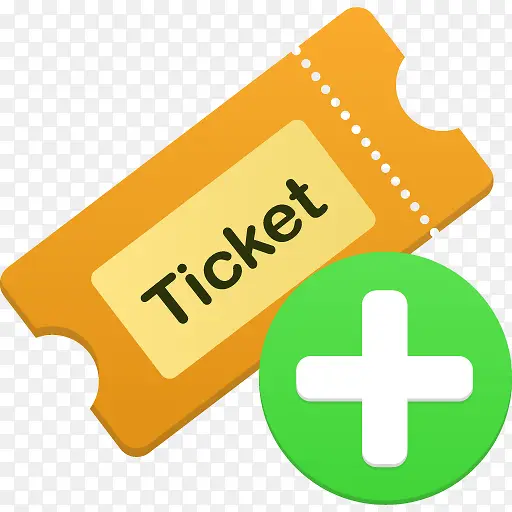 ticket add  icon