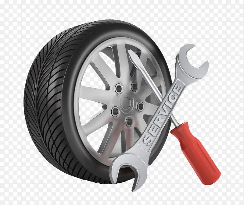 轮胎和修理工具