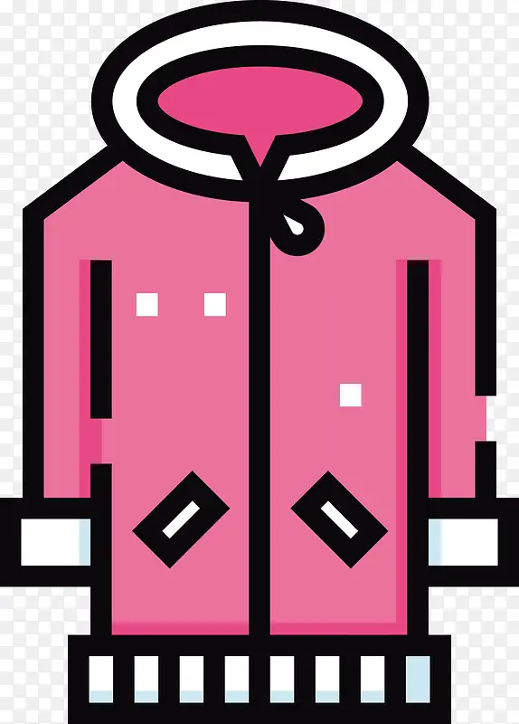 粉色棉袄外套