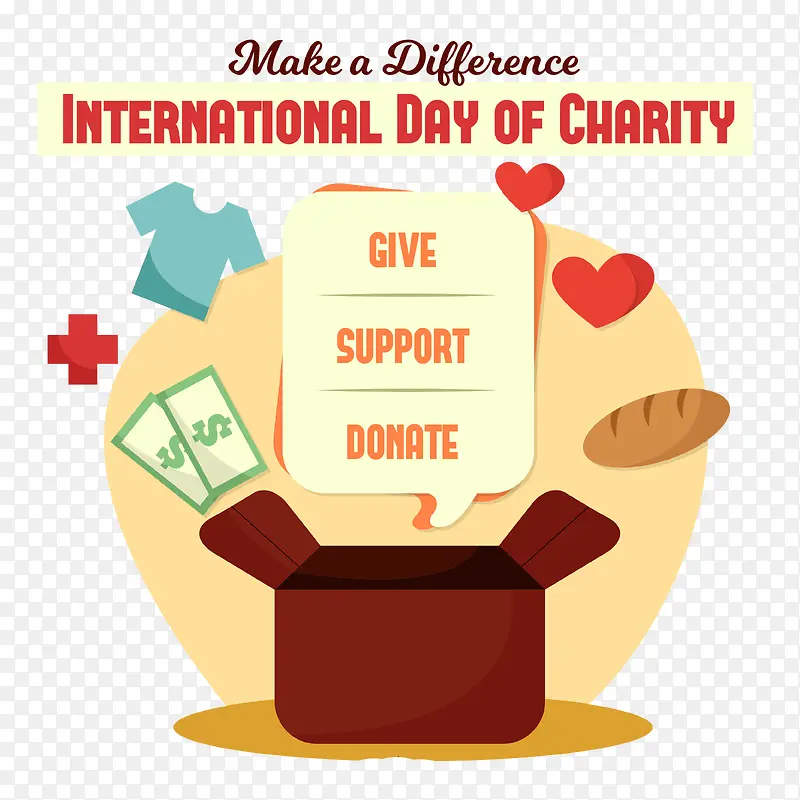 慈善背景国际日