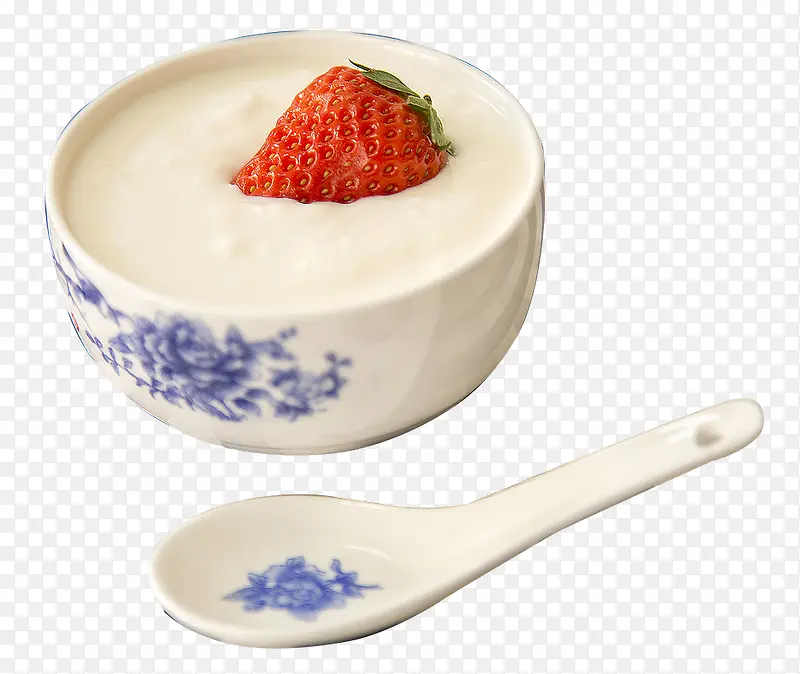 自制的草莓酸奶