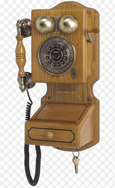 古典木质电话
