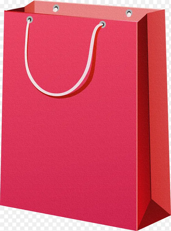 粉红的购物袋
