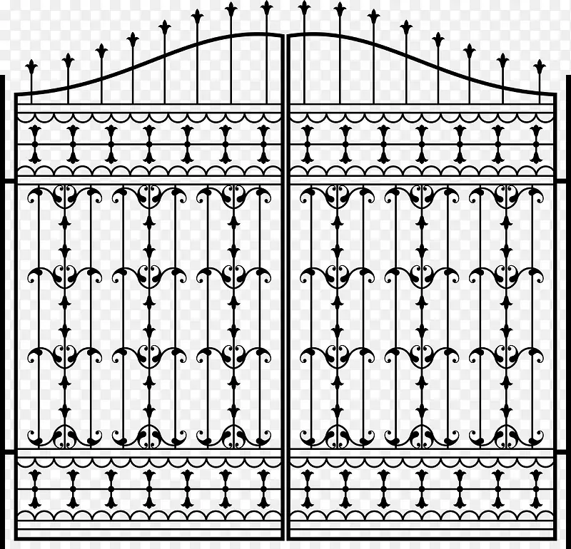 铁门矢量图