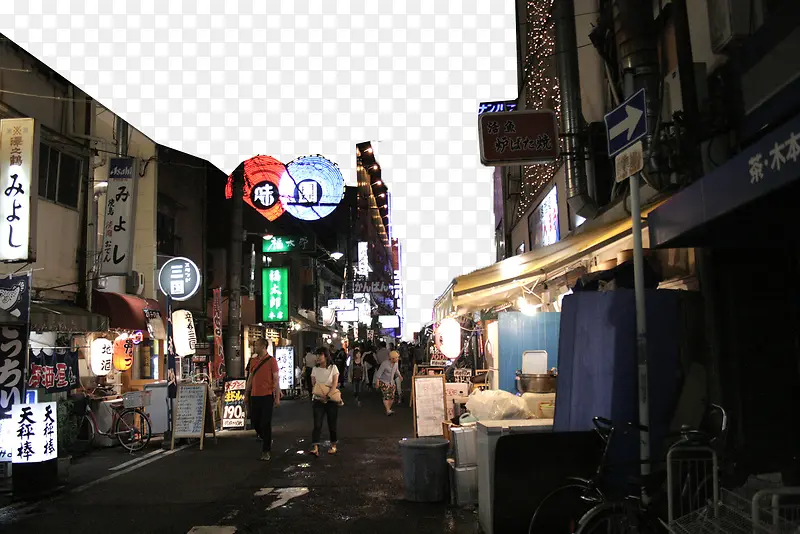 日本夜市小吃街