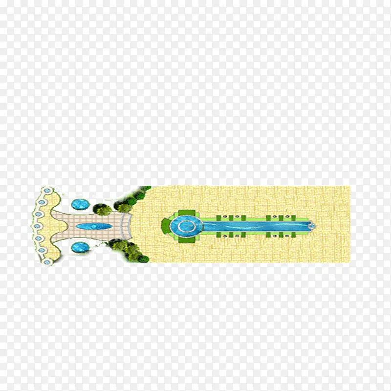 房地产小区绿化元素游泳池