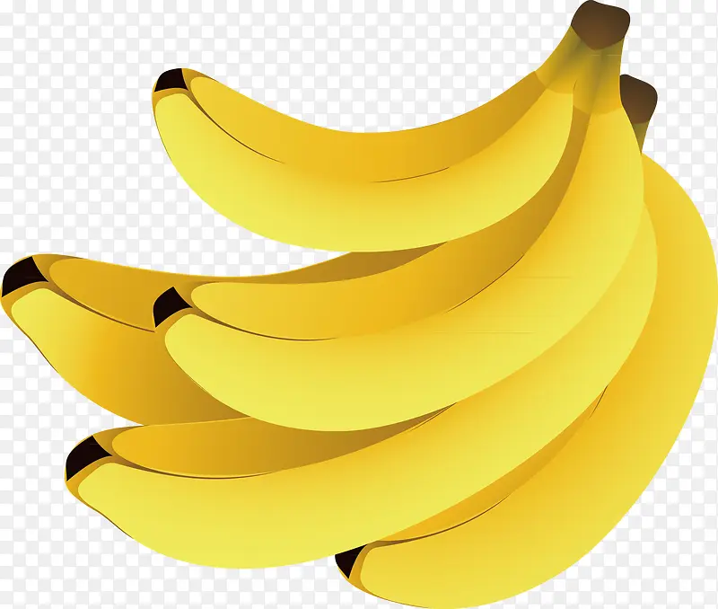 手绘精美美味水果香蕉