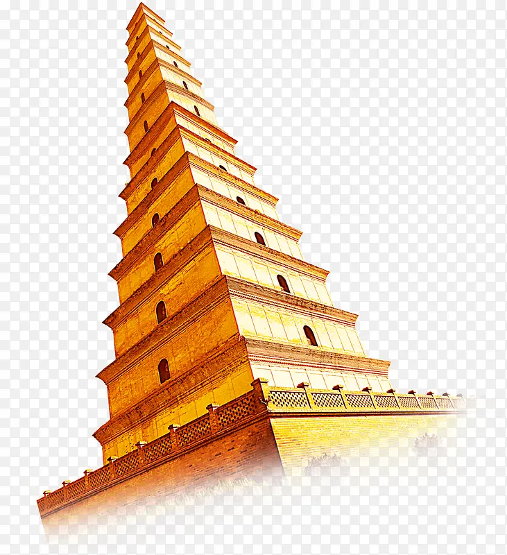 中国风大雁塔装饰