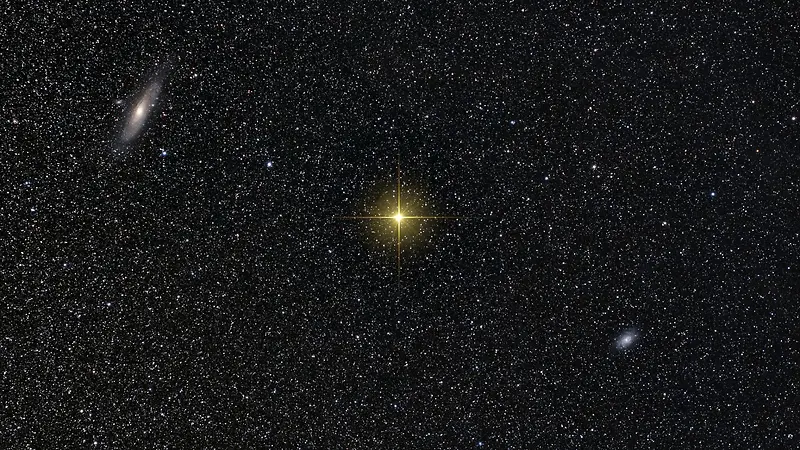银河星空黄色光效