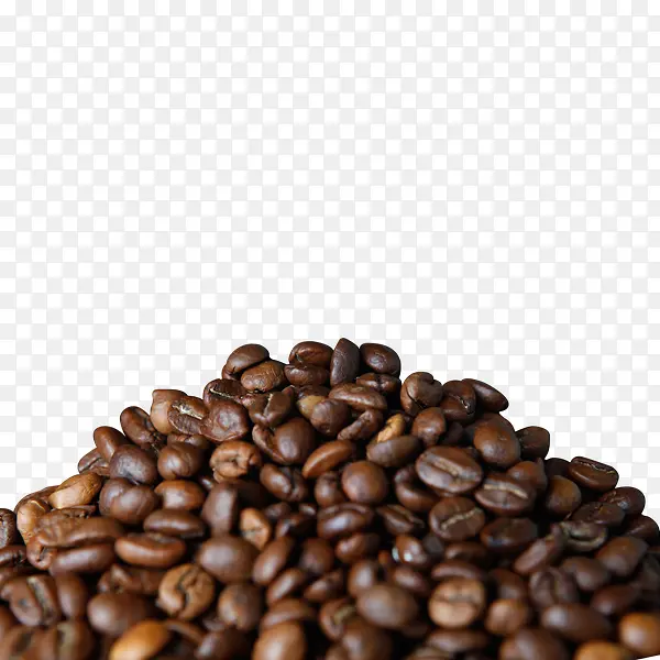 一堆咖啡豆免抠素材