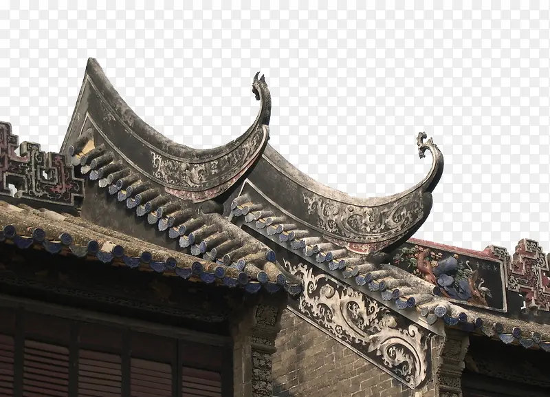 中国风古建筑屋顶2