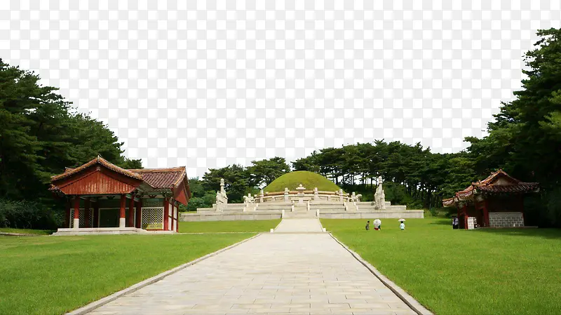 朝鲜王建王陵景观