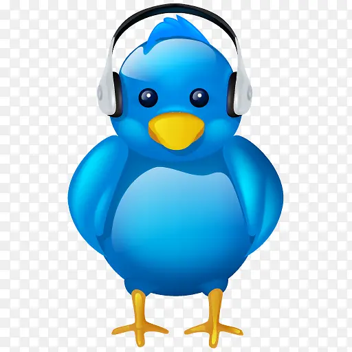 音频鸟耳机标志音乐社会社会化媒