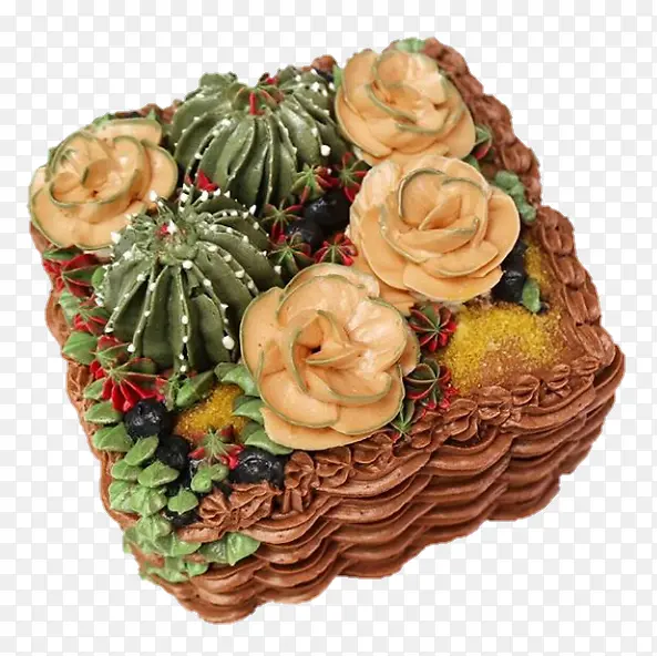 盆栽造型蛋糕