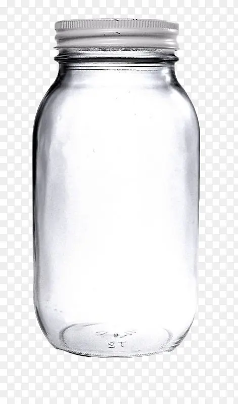 透明圆柱形玻璃杯免扣素材