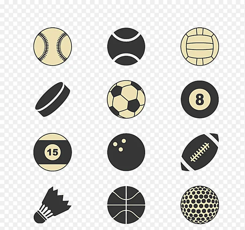 各种体育球类