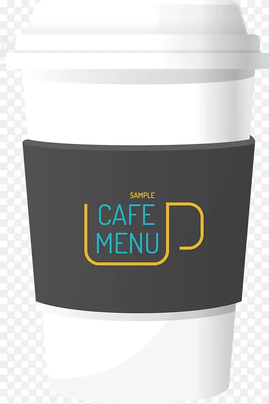矢量创意设计咖啡饮料水杯图
