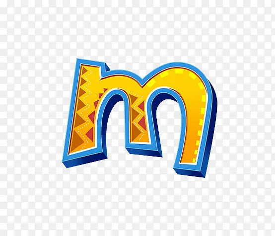 长颈鹿字母m