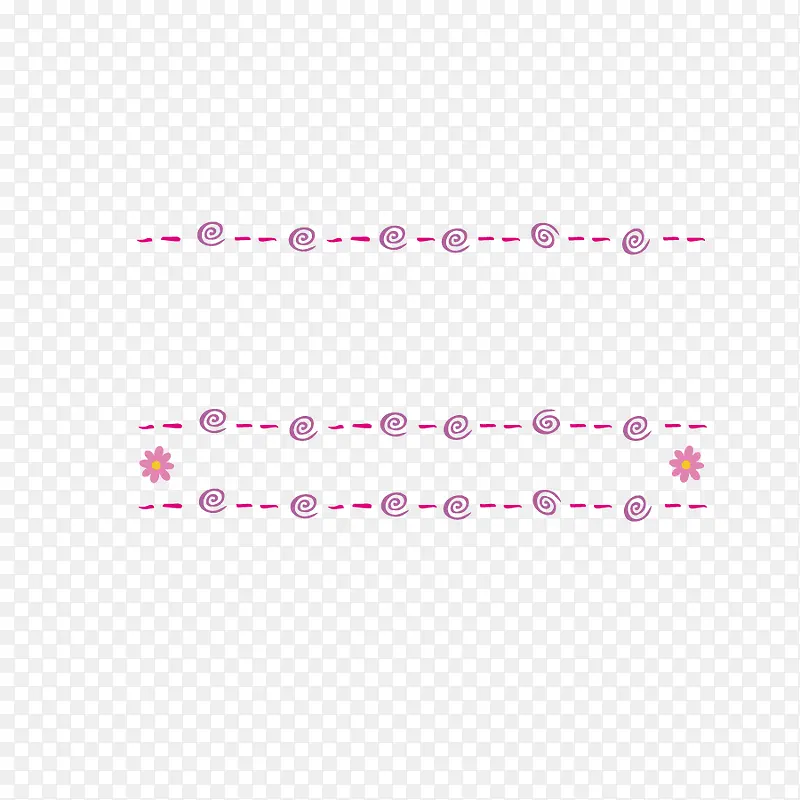 矢量圈圈花边