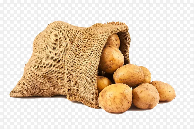 麻袋里倒出的土豆