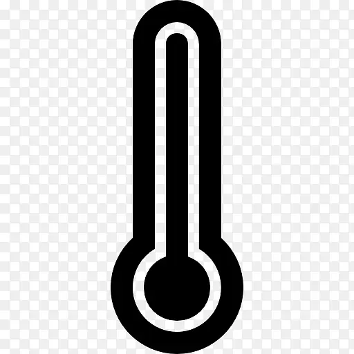 温度计工具符号图标