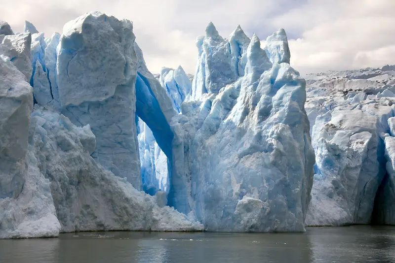 冰山水面冰块素材
